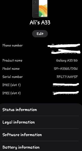 Samsung Galaxy A33 (5g) Mint Condition 3