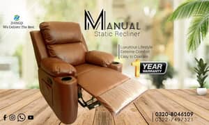 New Imported Recliner Sofa, Manual & Motorized, Complete Variety, COD