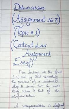assignment writting