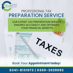 Tax Preparer/Tax Filing/ Tax Accounting/Tax Filer/Income Tax Return