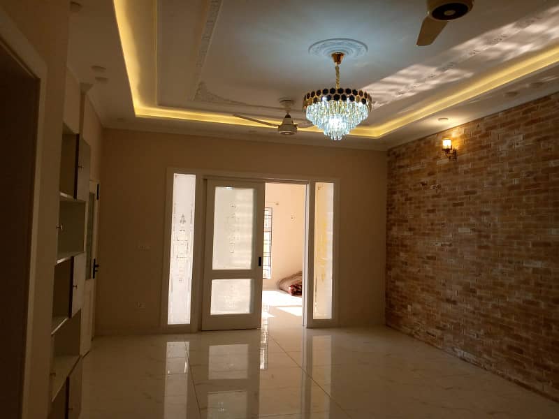 Brand New Designer Upper Portion, 3 Bed Room With attached Bath, Drawing Dinning, Kitchen, T. V Lounge, Servant Quater 7