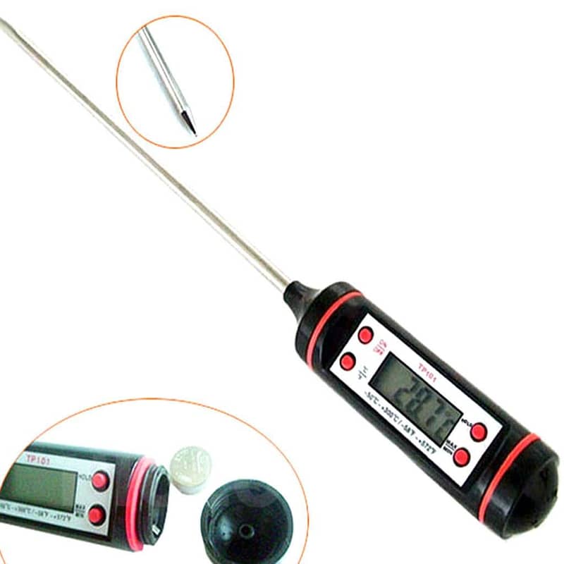 Cooking Thermometer Digital Meat Food Thermometer Instant Read Long Pr 2