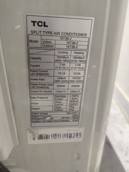 TCL T3 1.5 Ton DC Inverter AC for sale 3