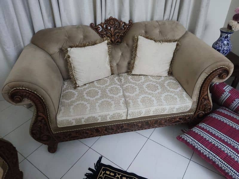 7 SEATER SOFA SET more suitable to msg on what's app or call on number 1