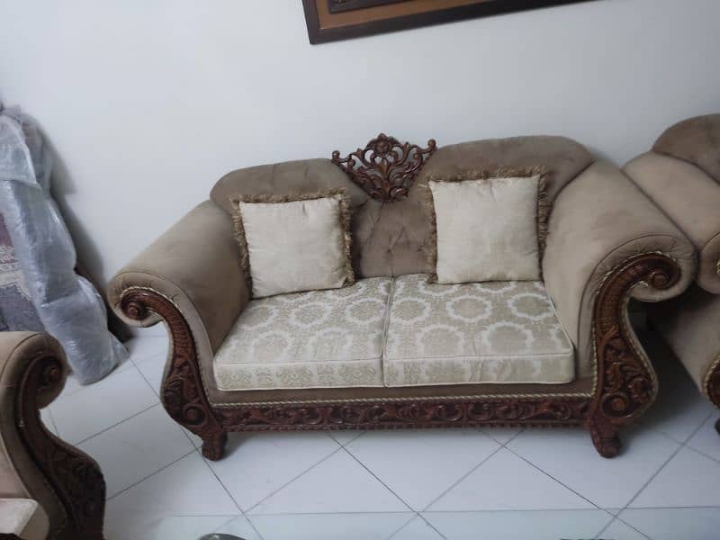 7 SEATER SOFA SET more suitable to msg on what's app or call on number 2