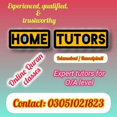 Home tutors are available