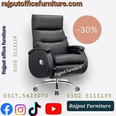 Recliner Sofa Chair | Luxury Office Chair with recliner and footrest | 0