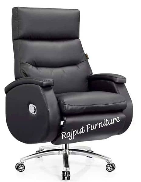 Recliner Sofa Chair | Luxury Office Chair with recliner and footrest | 1