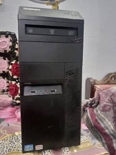 PC work station and gaming Tower full system with keyboard and mouse .