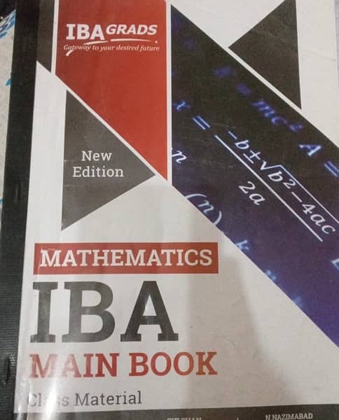 IBA entry test preparation books 0