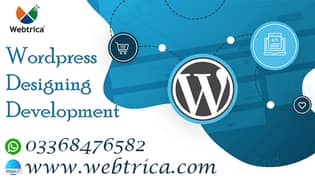 Wordpress Website, Custom Website, Logo &  Graphic Designing Marketing