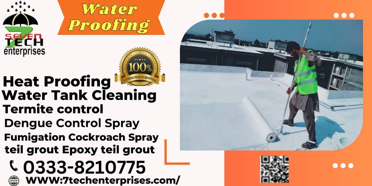 Water Tank Cleaning Service | Roof Heat Proofing Water proofing | Pest 14