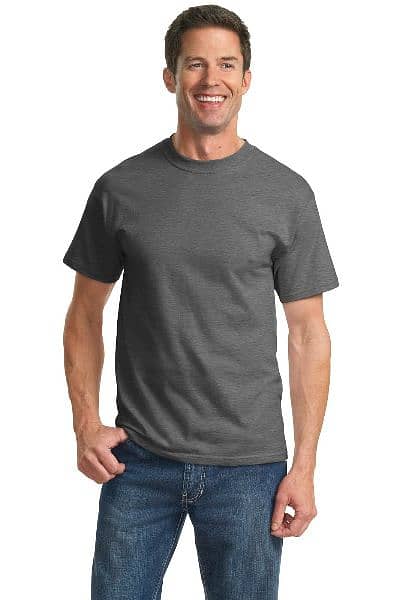 Men's Plain Soft Cotton T shirt- 2 Different Color Pack of 2 2