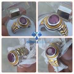 Very Attractive Rolex style Ruby Stone Ring 0