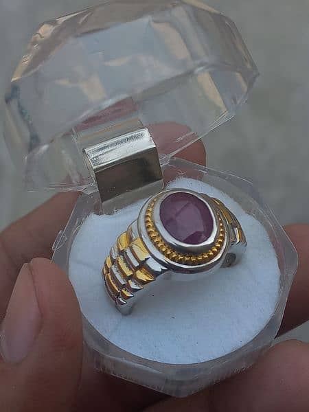 Very Attractive Rolex style Ruby Stone Ring 2