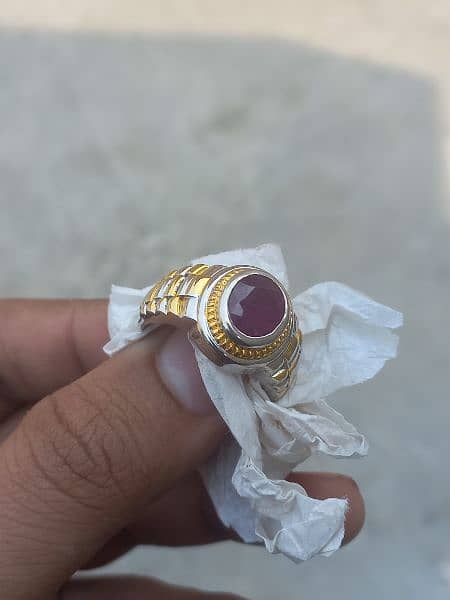 Very Attractive Rolex style Ruby Stone Ring 6