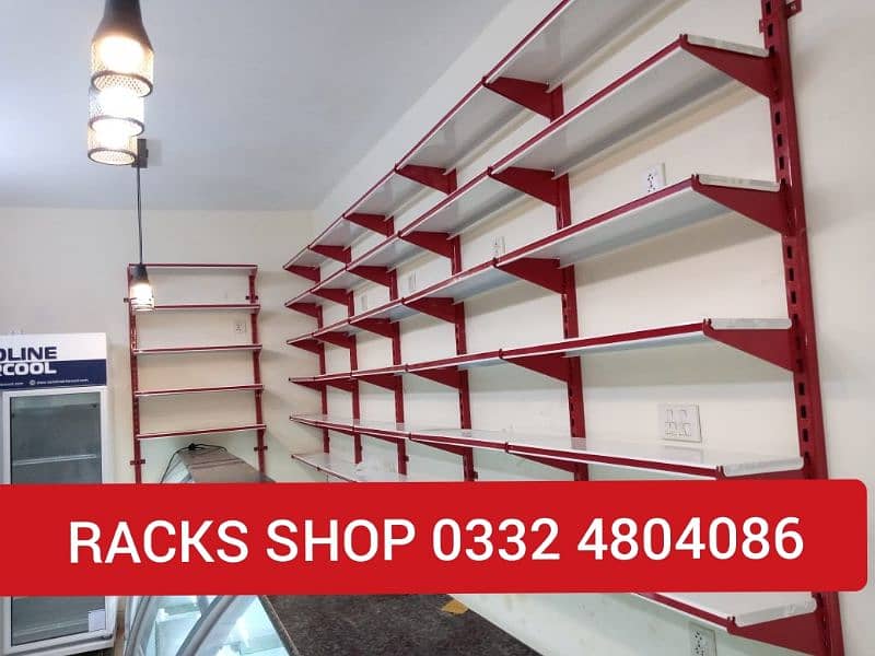 Store Rack/ wall rack/ Gondola Rack/ cash counter/ Trolleys/ baskets 7