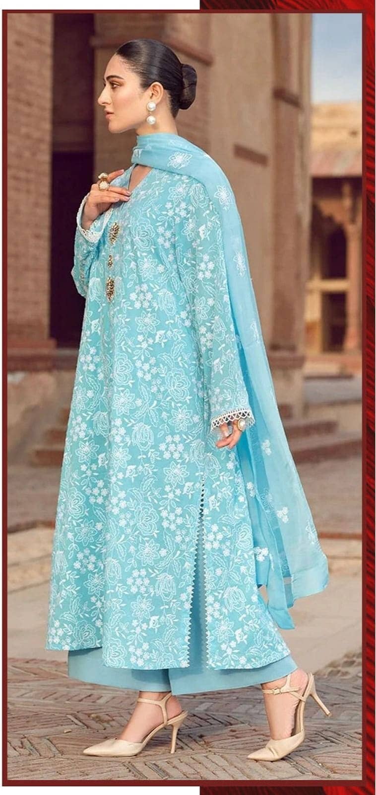 Bareeze brand embroidery suit 0