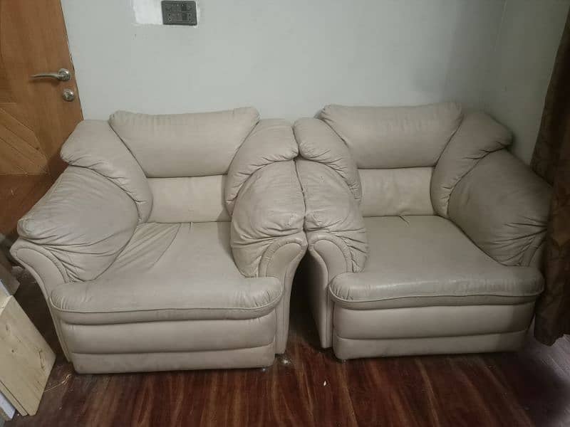 2× 5 seater sofa sets including 2×3 seater and 4×1 seater 4