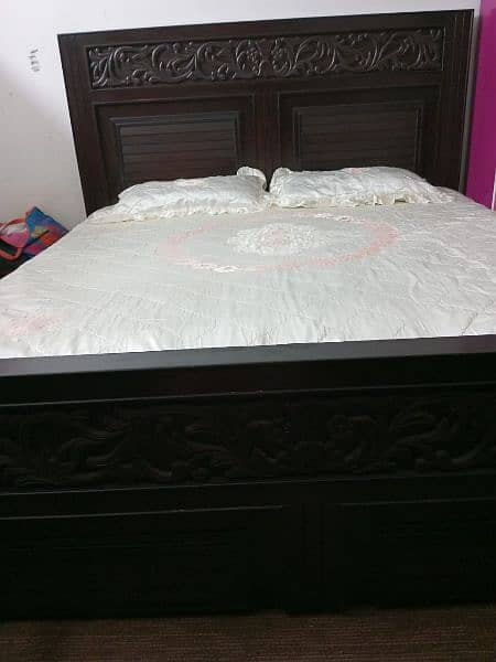 King size double bed is available for sale. 1