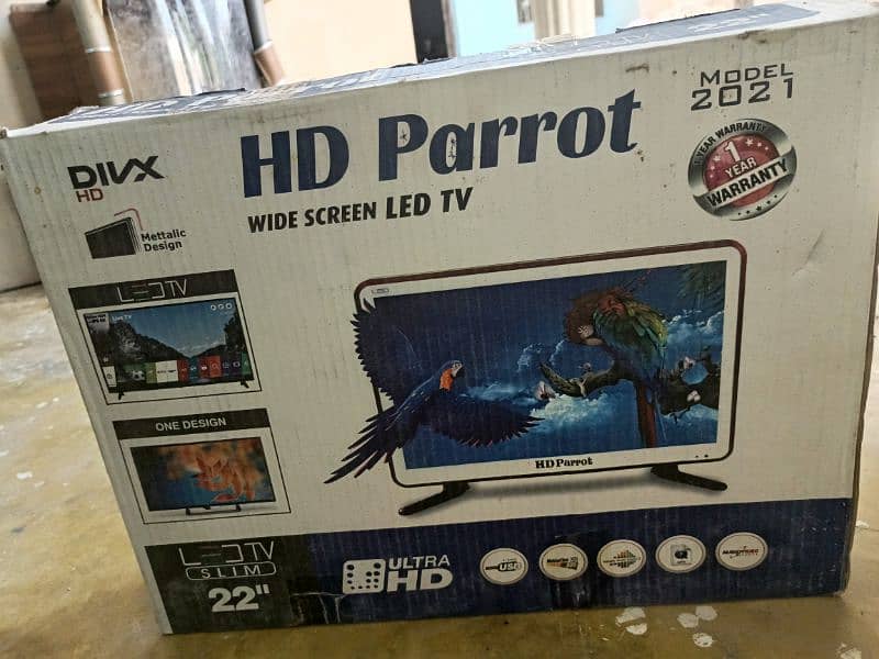 HD parrot LCD box pack 1