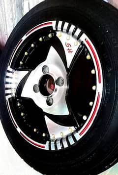 Alloy Rims And Tyer For Sale