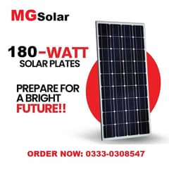 MG solar Panel Mono 180Watts A Grade