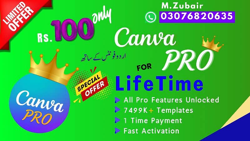 Canva Pro in Rs. 100/-| 100% Real CanvaPro at Lowest prices 0