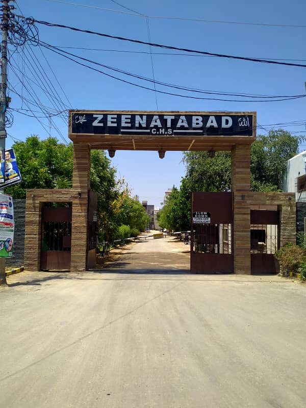 240 Yards Plot For Sale, Zenatabad Society, Scheme 33 Karachi 2