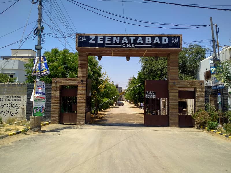240 Yards Plot For Sale, Zenatabad Society, Scheme 33 Karachi 4