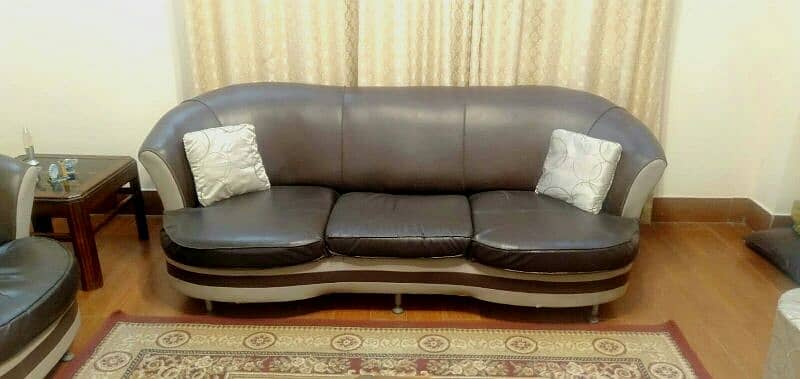 Sofa set / 5 seater sofa set / Leather sofa set 1