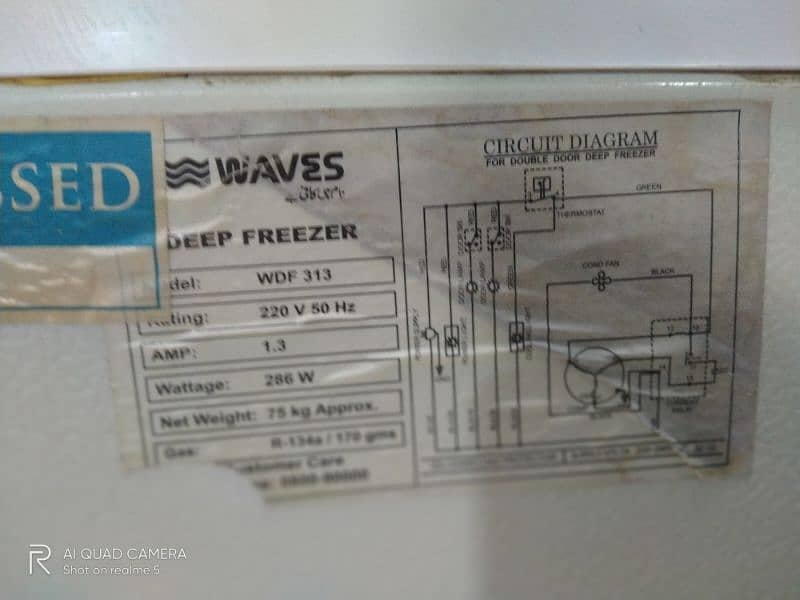 Sale Deep freezer brand (Waves). Best offer for Qurbani 5