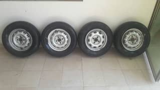 Corolla 88 Used Rims and Tyres size 13