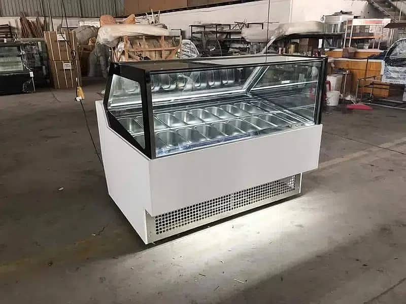 Latest Ice Cream Display Counter Freezer For Sale ice cream chiller 1