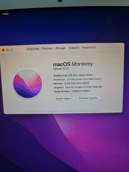 Apple mac air 2015 4