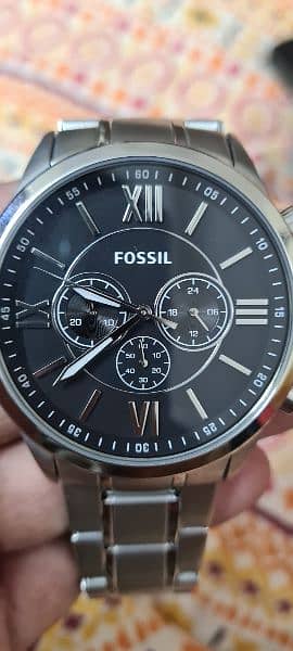 Fossil Men Flynn Chronograph Stainless Steel Watch 3