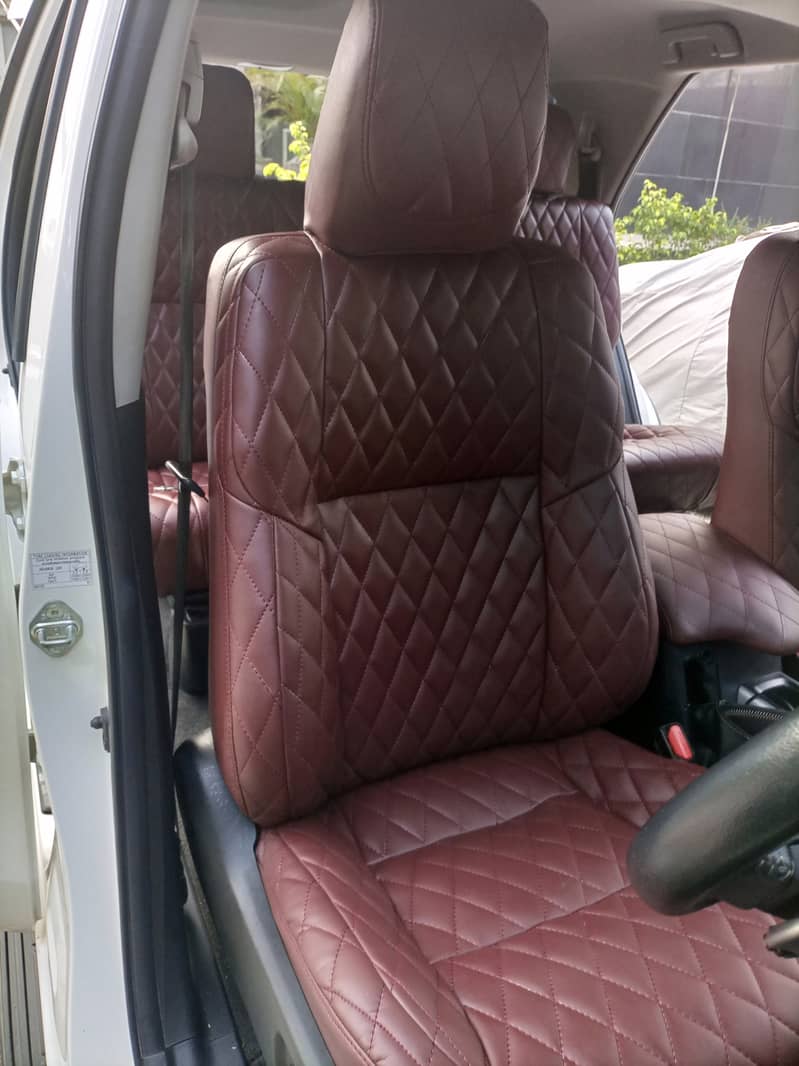 Toyota Fortuner Comfortable Soft CAR Seat Covers Conversion 2