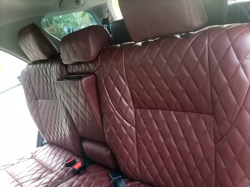 Toyota Fortuner Comfortable Soft CAR Seat Covers Conversion 5