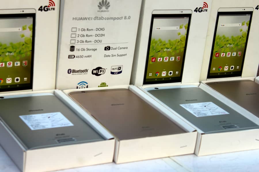 Huawei Docomo M3 4G calling tablet with 3GB/16GB 1 year warranty 4
