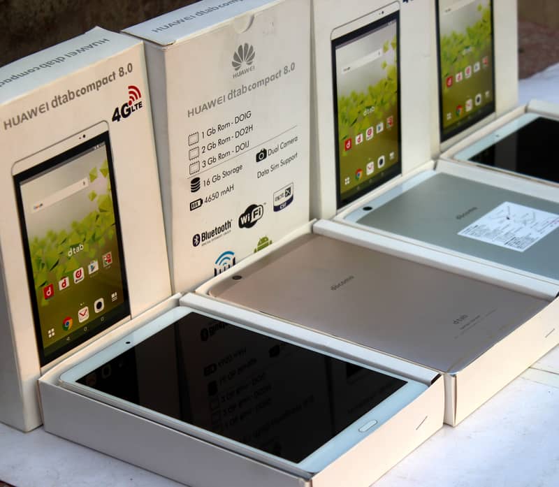 Huawei Docomo M3 4G calling tablet with 3GB/16GB 1 year warranty 5