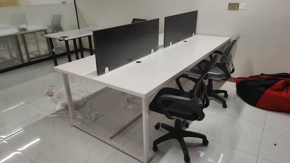 Workstation , Office Furniture Table & Chairs 2