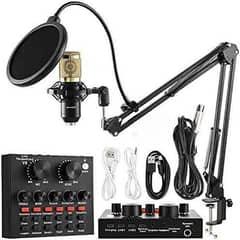 studio home recording mic set, streaming, youtuber video mic, singing