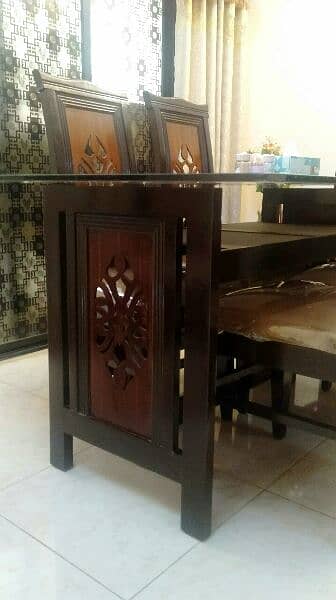 Dining Table / 6 seater dining table / wooden dining table 5