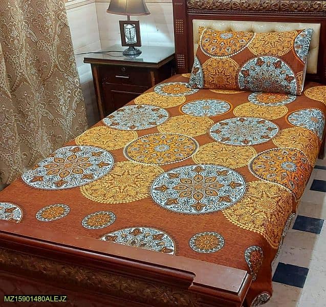 Bedsheet Single Bed Cotton Printed*03088751067 1