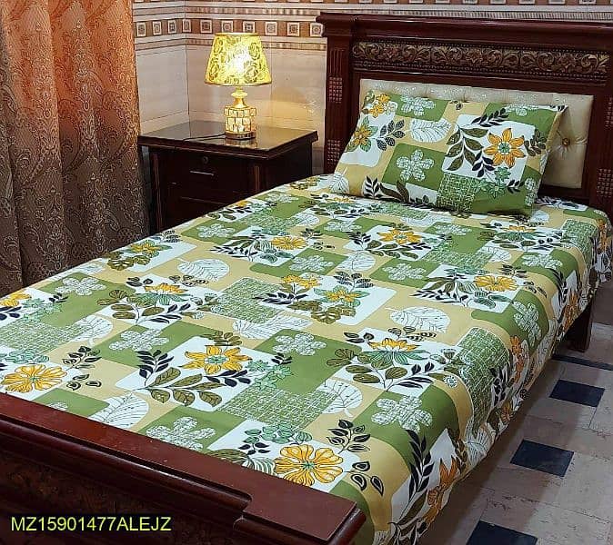 Bedsheet Single Bed Cotton Printed*03088751067 9