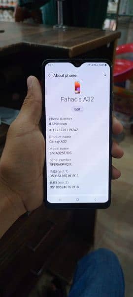 samsung a32 with original box 6/128 dual approved official 6