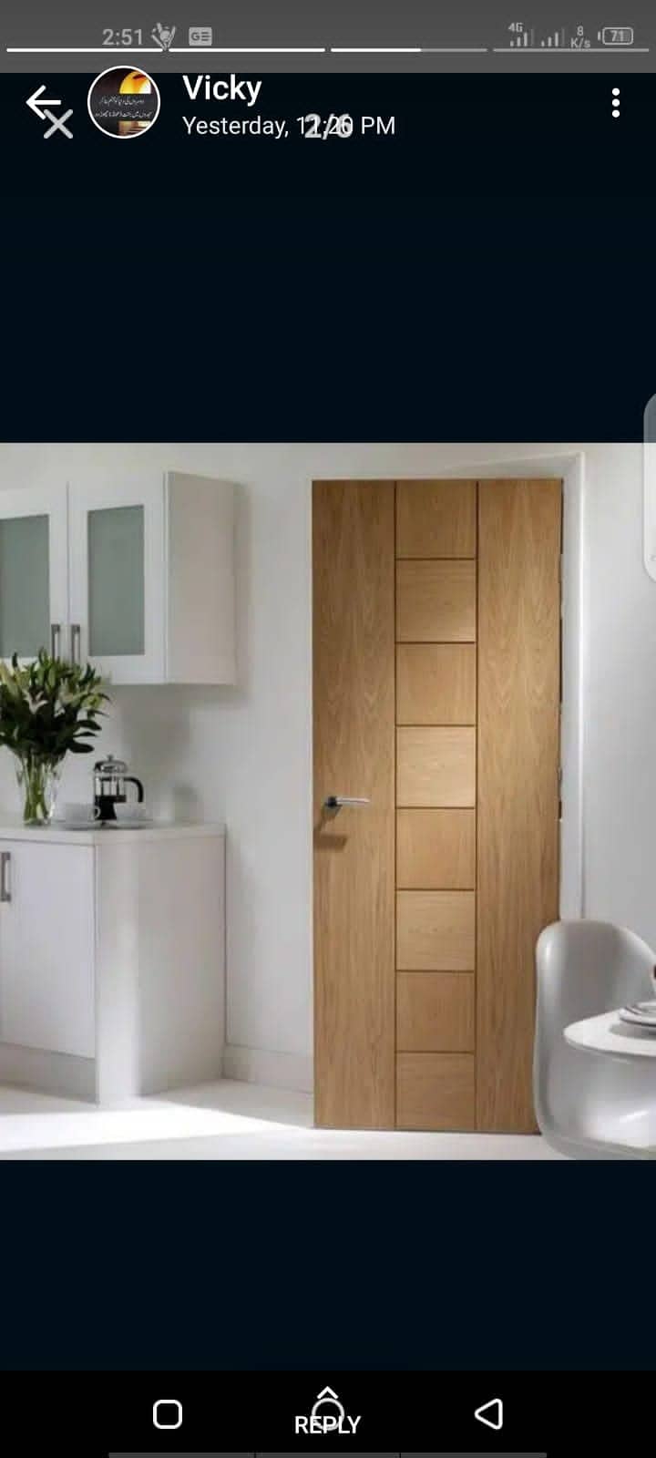 Doors/Wood doors/Pvc Doors/Ash Wood Door 8
