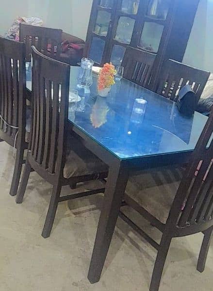 Dining Table and 6 Chairs Set 2