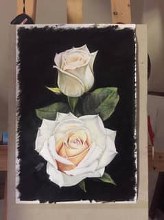 Hand Made White Rose