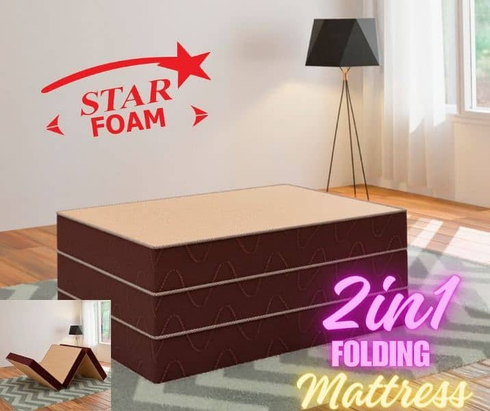 Tri Fold Mattress Star Foam 2